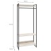 Closet Arara 3 Prateleiras Snow/Preto 19227 - Compace
