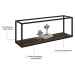 Nicho Decorativo Dynamica Carvalho Dark/Preto 19201 - Compace