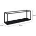 Nicho Decorativo Dynamica Preto ônix/Preto 19201 - Compace