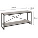 Rack para TV Até 50 Polegadas Dynamica 1 Prateleira Branco Chess/Preto - Compace