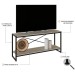 Rack para TV Até 50 Polegadas Dynamica 1 Prateleira Snow/Preto - Compace