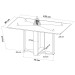 Mesa de Jantar 4 Lugares Juliete Mel/Blonde/Veludo Cinza 26282 - Viero Móveis