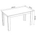 Mesa de Jantar 4 Lugares Ariana Mel/Veludo Cinza 26293 - Viero Móveis