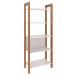 Closet 5 Prateleiras Amêndoa/Branco Az1005 - Tecno Mobili
