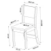 Mesa de Jantar 4 Lugares Marilia Off White/Blonde/Mel/Nude - Viero Móveis