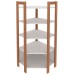 Closet 5 Prateleiras Az1020 Amêndoa/Branco - Tecno Mobili