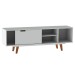 Rack para TV Até 60 Polegadas Oregon 1 Porta Branco - Olivar Móveis