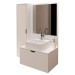 Armário de Banheiro com Cuba 2 Portas Branco Bn3628 - Tecno Mobili