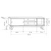 Rack para TV Até 60 Polegadas Malibu 1 Porta Off White - Olivar Móveis