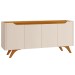 Balcão Buffet Grécia 4 Portas Off White/Naturalle - Mavaular