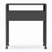Mesa Escrivaninha Smile 1 Prateleira Preto - Olivar Móveis
