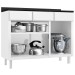 Armário de Cozinha em Aço Diamante 3 Portas 3 Gavetas Branco 818108 - Telasul