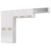 Cozinha de Aço Compacta Diamante 7 Portas Branco 818409 - Telasul