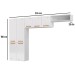 Cozinha de Aço Compacta Diamante 7 Portas Branco 818409 - Telasul