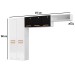 Cozinha de Aço Compacta Diamante 7 Portas Branco/Preto 818409 - Telasul