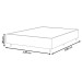 Base de Cama Box Casal Zeus Prata 26780 - Vian