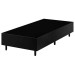 Base de Cama Box Solteiro Zeus Veludo Preto 26787 - Vian
