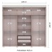 Guarda-Roupa Casal Ita 6 Portas 2 Gavetas Branco - Mx Móveis