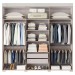 Guarda-Roupa Casal Ita 6 Portas 2 Gavetas Branco - Mx Móveis