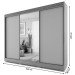 Guarda-Roupa Casal Detroit 3 Portas 3 Gavetas Branco - Fama Móveis