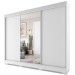 Guarda-Roupa Casal Detroit 3 Portas 3 Gavetas Branco - Fama Móveis