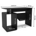 Mesa Gamer Art 1 Prateleira Preto/Branco - Politorno