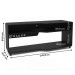 Rack para TV Até 50 Polegadas Max Air 1 Prateleira Preto/Branco 40220429 - Politorno