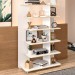 Estante para Livros Lis 6 Prateleiras Branco - Politorno