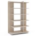 Estante para Livros Lis 6 Prateleiras Legno Salinas - Politorno