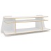 Rack para TV Até 50 Polegadas Garden 3 Prateleiras Branco - Politorno