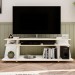 Rack para TV Até 50 Polegadas Garden 3 Prateleiras Branco - Politorno