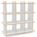 Estante para Livros Aurora 4 Prateleiras Branco - Politorno