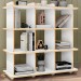 Estante para Livros Aurora 4 Prateleiras Branco - Politorno