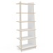 Estante para Livros Jade 6 Prateleiras Branco - Politorno