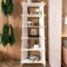 Estante para Livros Jade 6 Prateleiras Branco - Politorno