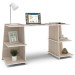 Mesa Escrivaninha Flora 4 Prateleiras Legno Salinas - Politorno