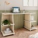 Mesa Escrivaninha Flora 4 Prateleiras Legno Salinas - Politorno