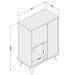 Aparador Cayman 2 Portas 1 Prateleira Legno Salinas - Politorno