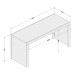 Mesa Escrivaninha Office Preto - Politorno