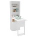 Bancada de Cozinha Herval Retrátil 2 Portas 2 Prateleiras Branco - Politorno