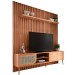 Rack com Painel para TV Até 75 Polegadas 1 Porta 2 Gavetas com Led Freijó Tb323l Jj - Dalla Costa