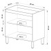 Armário de Cozinha 80 Cm 2 Portas 1 Prateleira Montana/Fumê - Quiditá Móveis