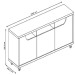 Rack para TV Até 60 Polegadas Jersey 2 Portas 1 Gaveta Cedro/Off White - Casa D