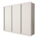 Guarda-Roupa Casal Nápoli 3 Portas 6 Gavetas Branco - Minastex