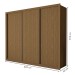 Guarda-Roupa Casal Nápoli 3 Portas 6 Gavetas Freijó - Minastex
