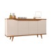 Balcão Buffet Grace 4 Portas Off White/Cedro 050.454 - Casa D