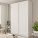 Guarda-Roupa Solteiro Kiara 2 Porta de Correr Branco - Minastex
