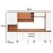 Cozinha Completa Macadâmia 12 Portas 3 Gavetas Freijó/Branco 914431 - Telasul
