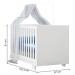 Berço Mini Cama Life 100% Mdf Branco - Tigus