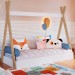 Cama Infantil Cabana Itapuã/Branco - Completa Móveis